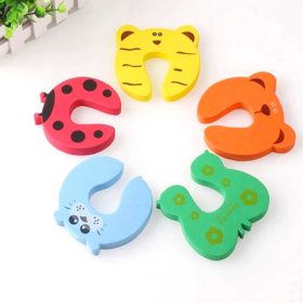 Bloc porte en plastique absorbant forme animal cartoon – 10 pièces