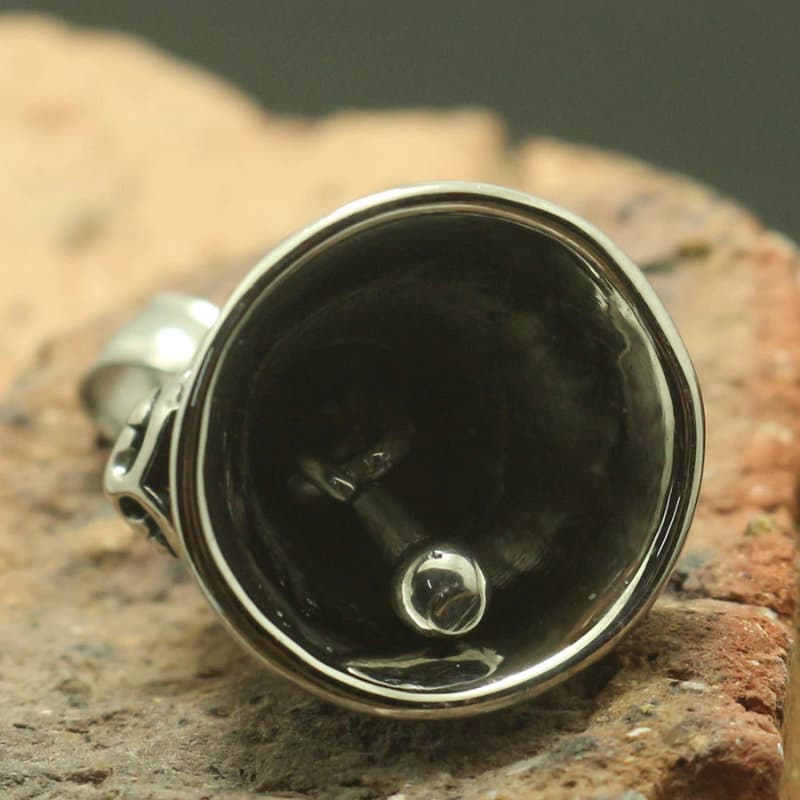 Clochette pour moto inox 3 chiens – Image 4