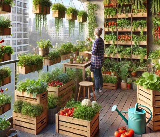 créer jardin potager sur balcon