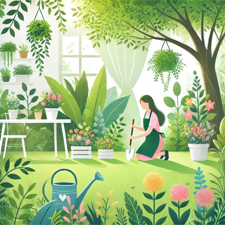 s’occuper de son jardin